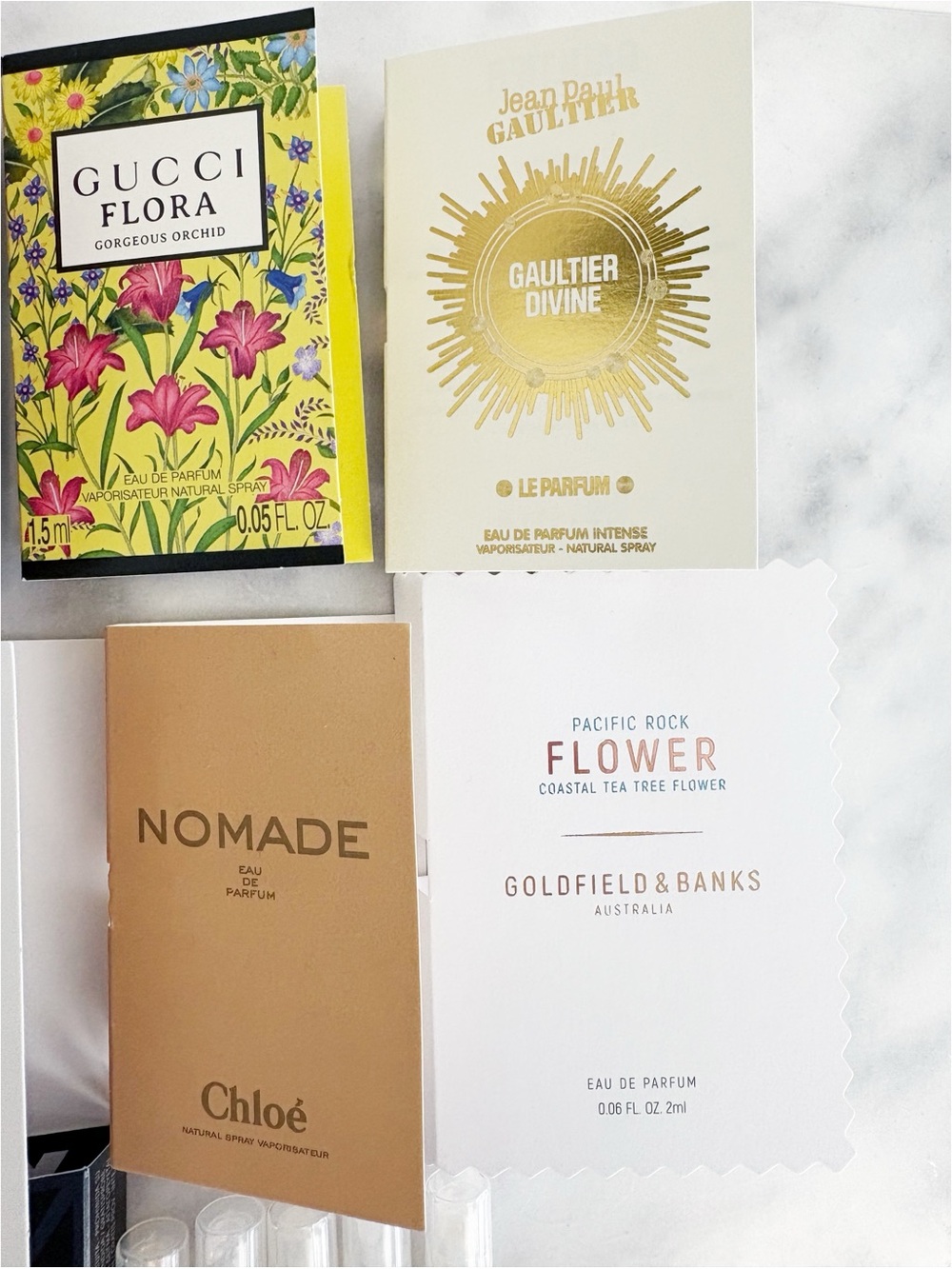 Fragrance Sample Set Gucci YSL Glossier BDK Vilhelm Goldfield & Banks - Picture 3 of 7